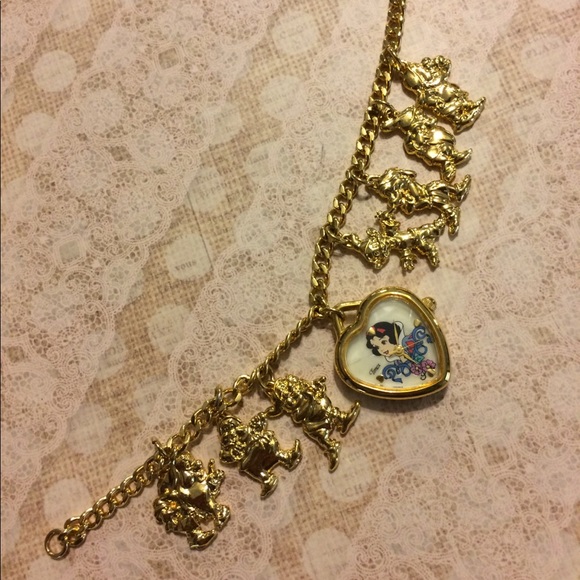Disney Accessories - Rare Disney Snow White Gold Watch